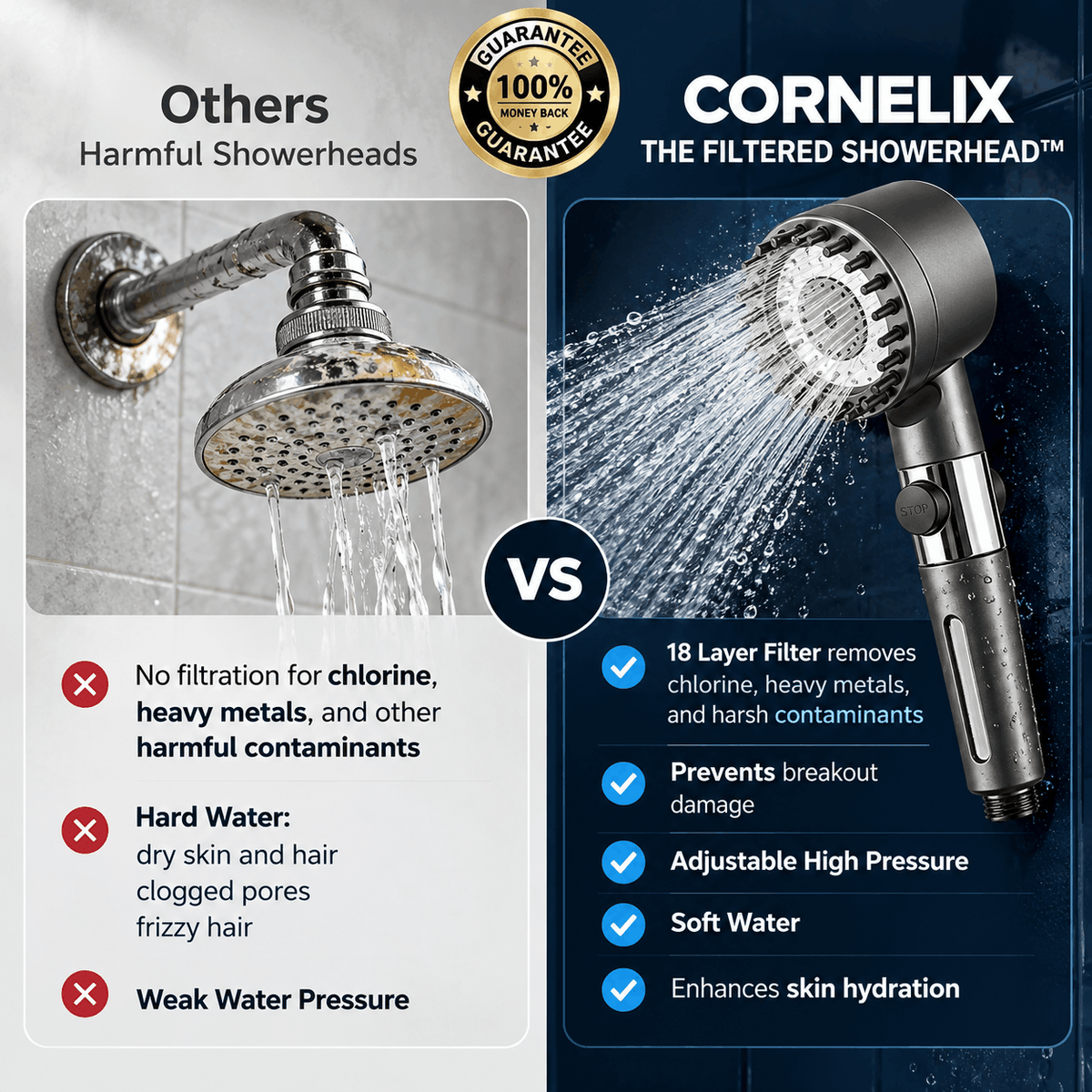 THE FILTERED SHOWERHEAD™